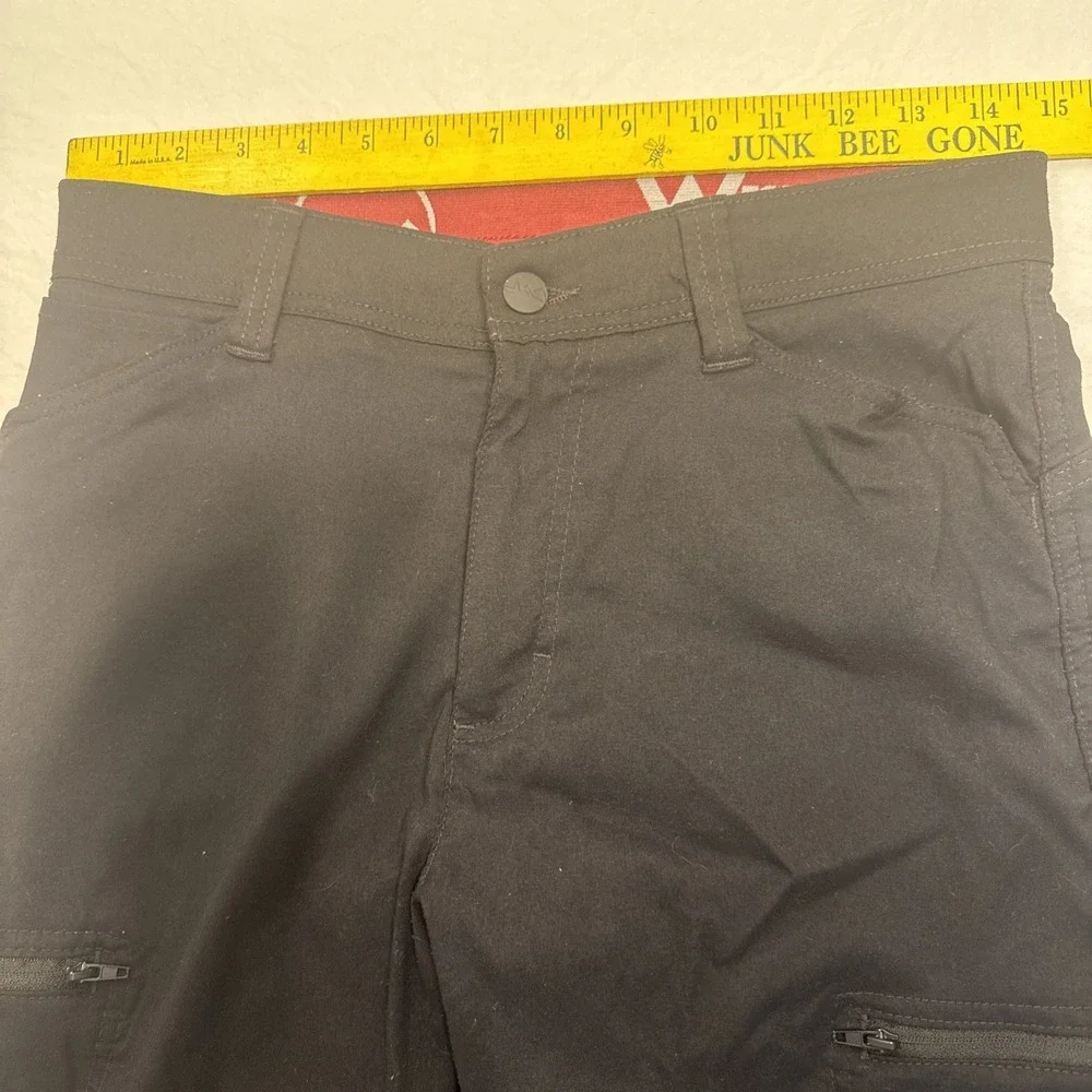 Wrangler ATG All Terrain Cargo Pants Mens 30/30 Black Stretch Hiking Outdoor UPF